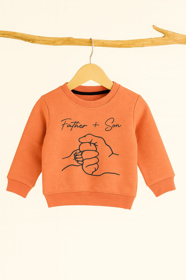 Father+son beautiful Sweatshirt boys