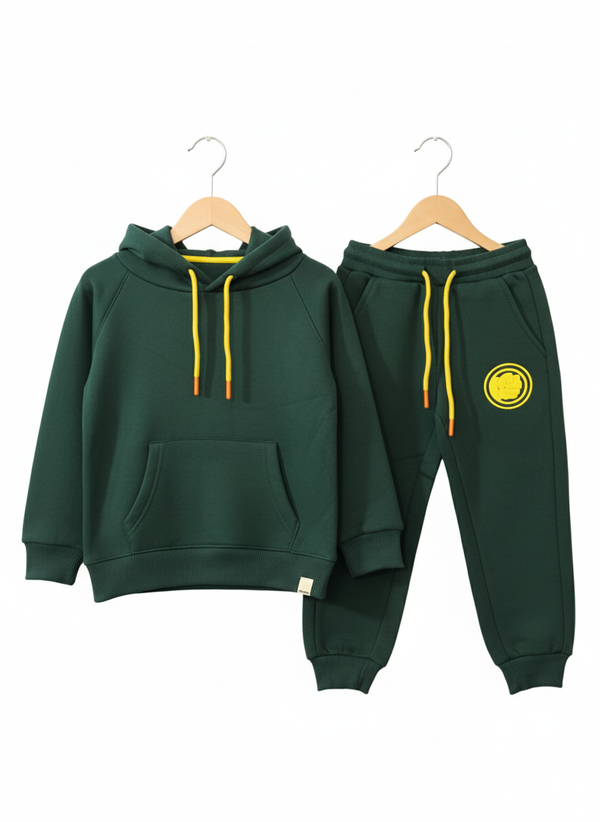 Green spark tracksuit