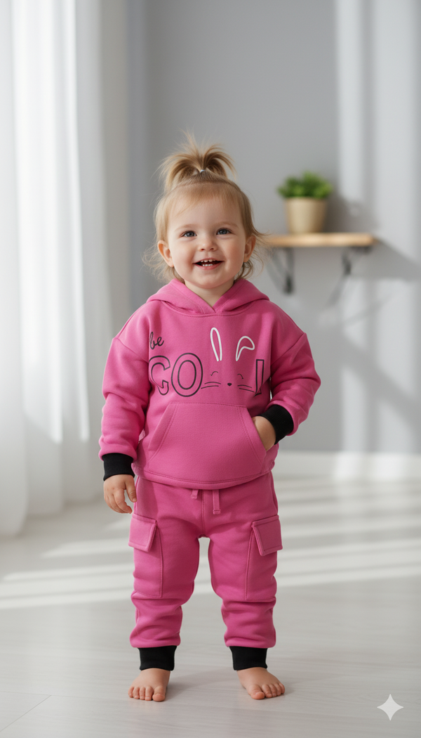 Be Cool bunny tracksuit girls