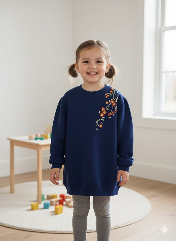 Girls beautiful Embroidery Sweatshirt.