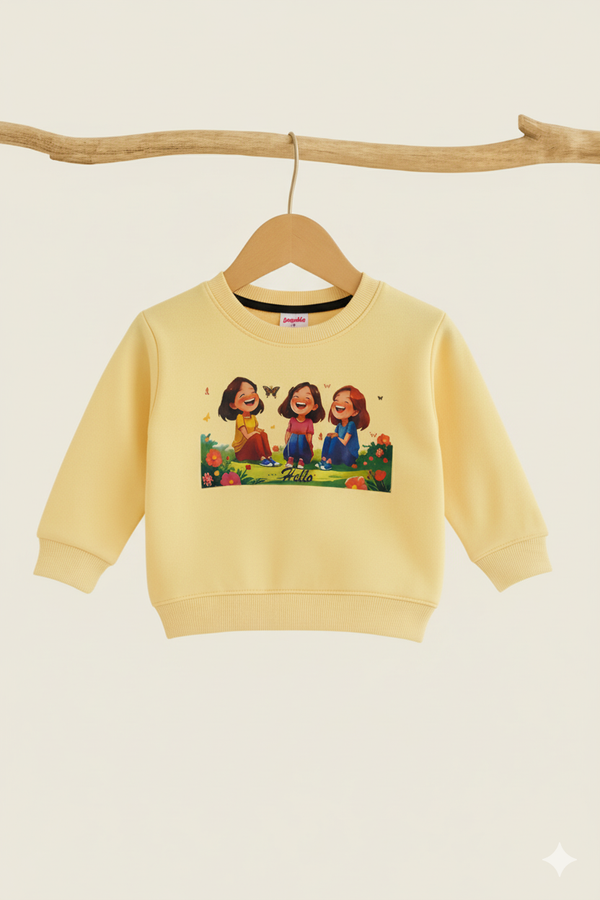 Beautiful girls printed Sweatshirt