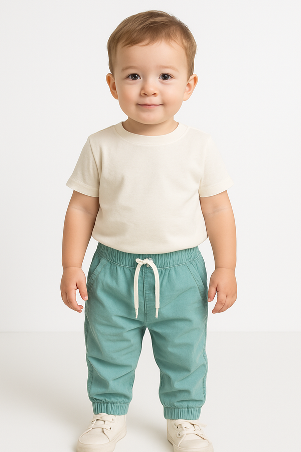 Green casual trouser boys