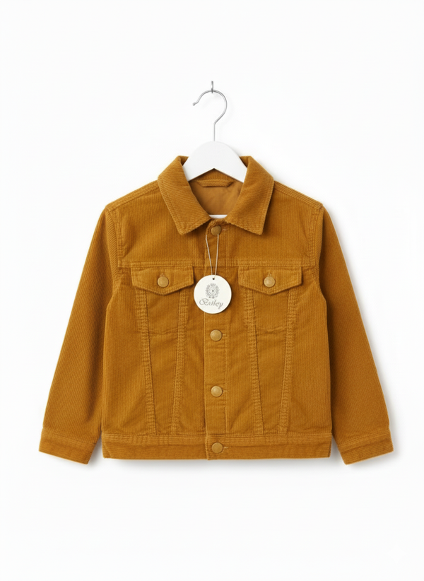 Mustard yellow corduroy jacket