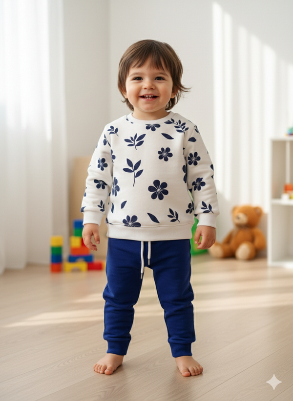Baby girl Flower print Tracksuit